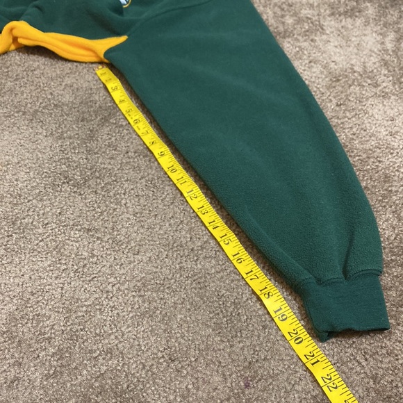 Y2K Quarter-Zip Fleece Packers Sweater - Picture 12 of 12